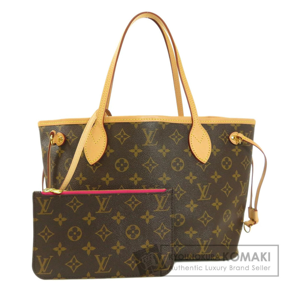 Louis Vuitton Neverfull Tote Bag Monogram Canvas Brown